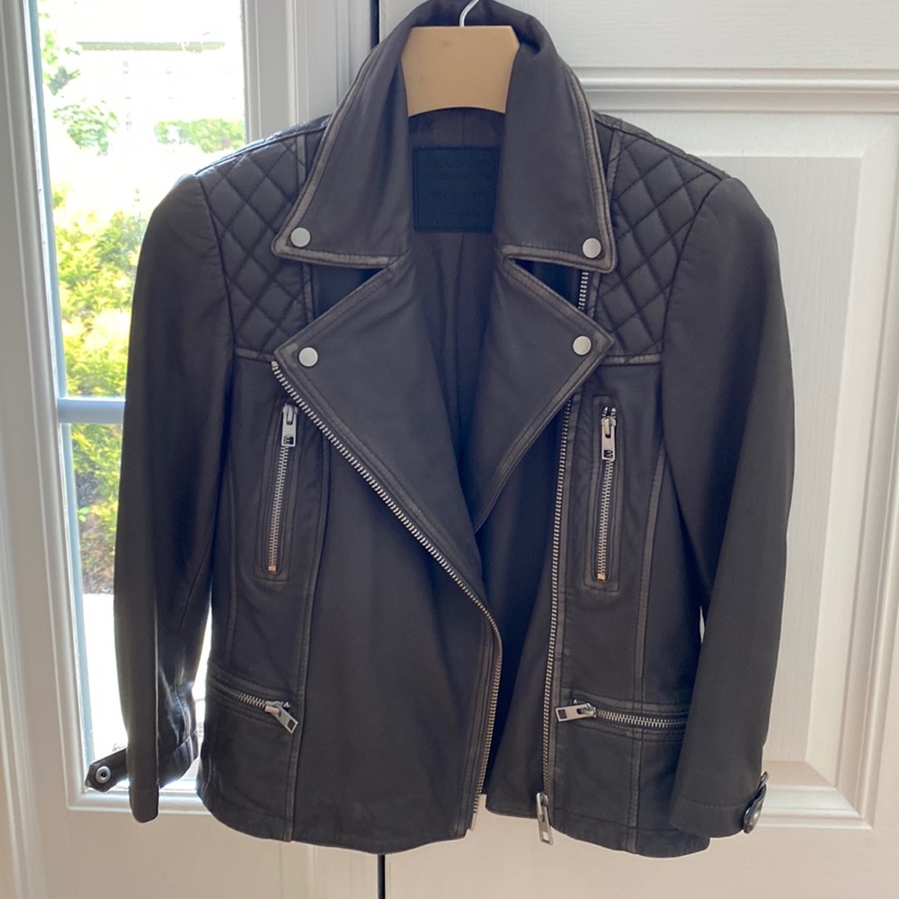 ALLSAINTS limited edition leather moto jacket